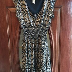 American Rag navy and ivory dress